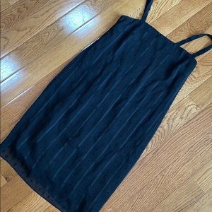 Saks Fifth Avenue Black Tank Shift Dress